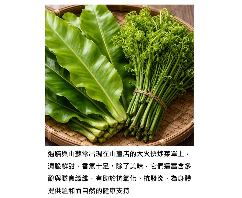 基因醫學曝：每週攝取1~2次「過貓、山蘇」竟有這些驚喜！