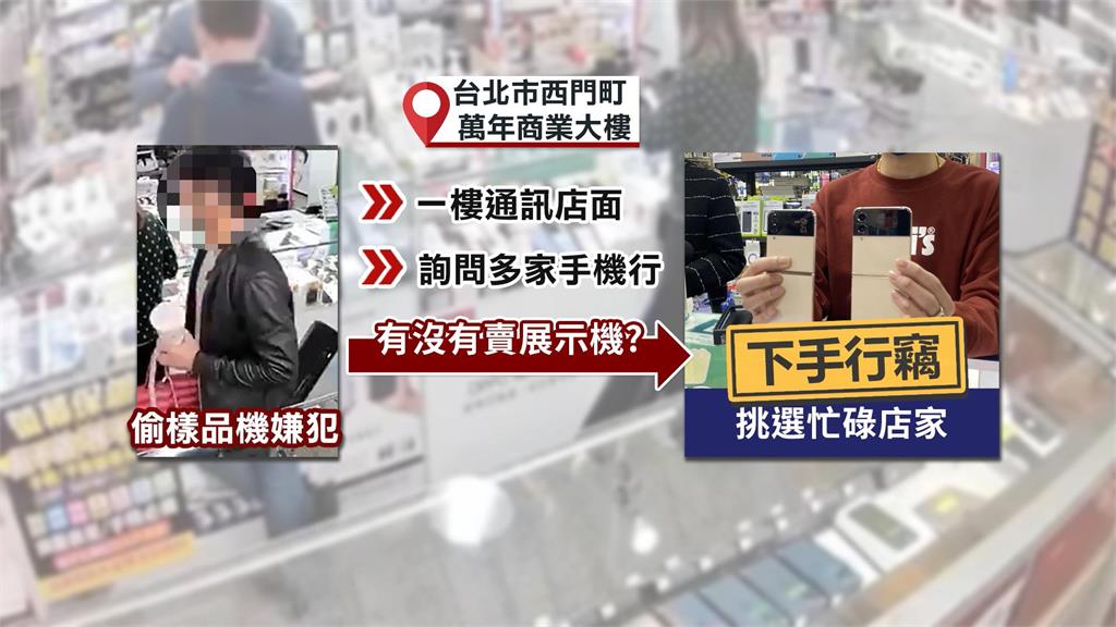 原廠1：1打造展示機　皮衣男趁機行竊全都錄