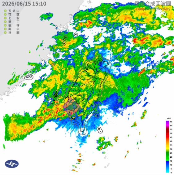 快新聞／大雷雨開轟2小時！4縣市慎防雨彈　警戒區域一次看