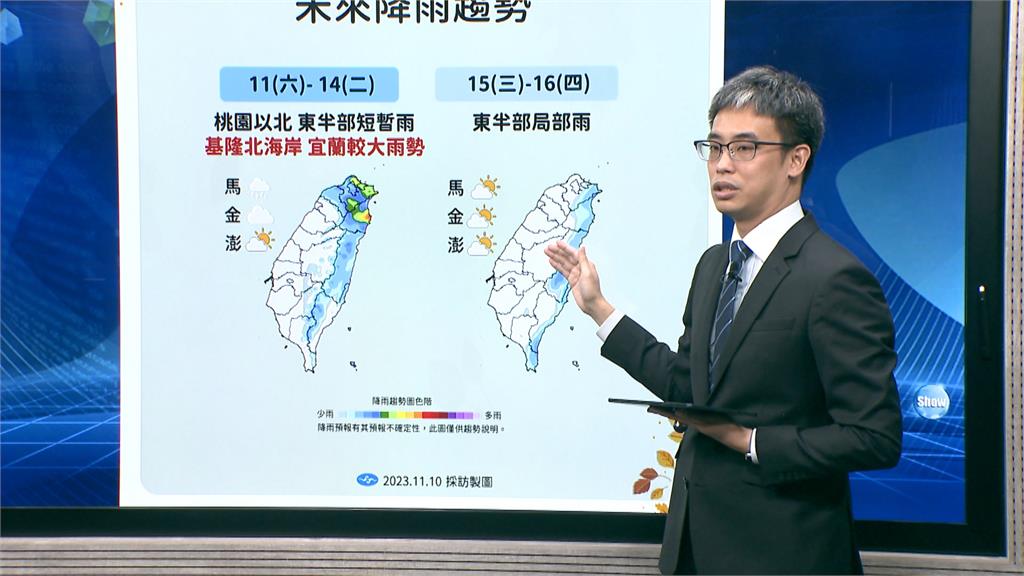 午後變天！氣溫驟降恐下探15度　下週「這天」首波大陸冷氣團報到