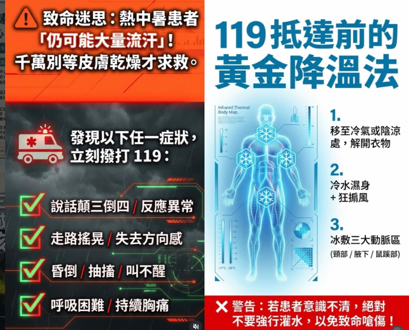 「1天氣」比烈陽奪命!說話異常「恐抽搐、昏倒」醫示警:不是忍一下就好