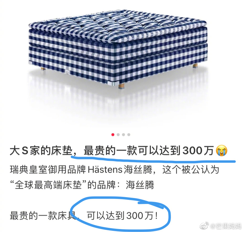 汪小菲惦記的床墊？中國網友瘋傳「皇室御用品牌」天價曝光：支持奪回