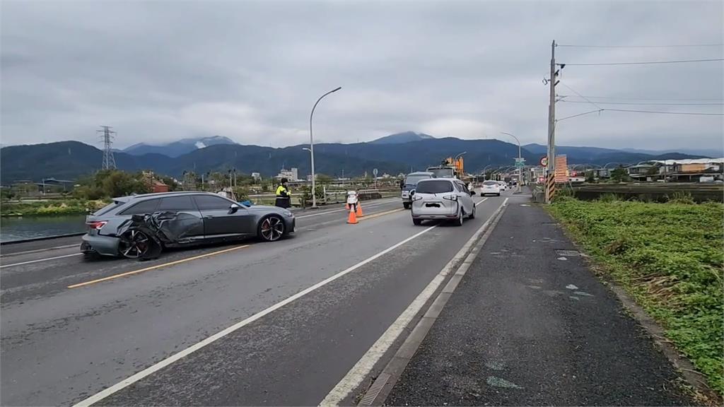 開7百萬名車沿路飆!下秒自撞GG 駕駛人沒事卻因「這原因」進警局