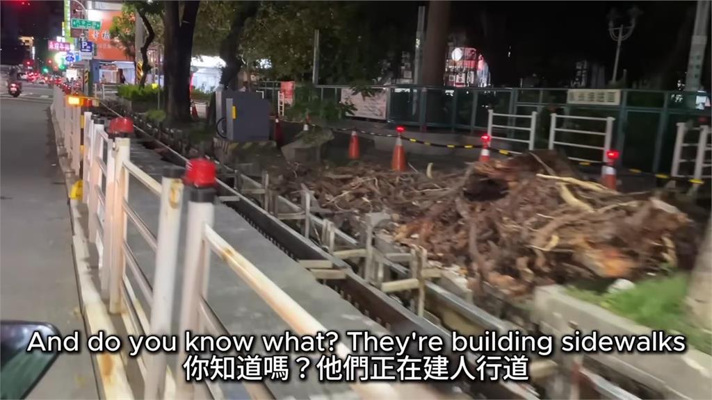 行人地獄不一樣了?在台走多條街看不到人行道 加國男稱:看到改變
