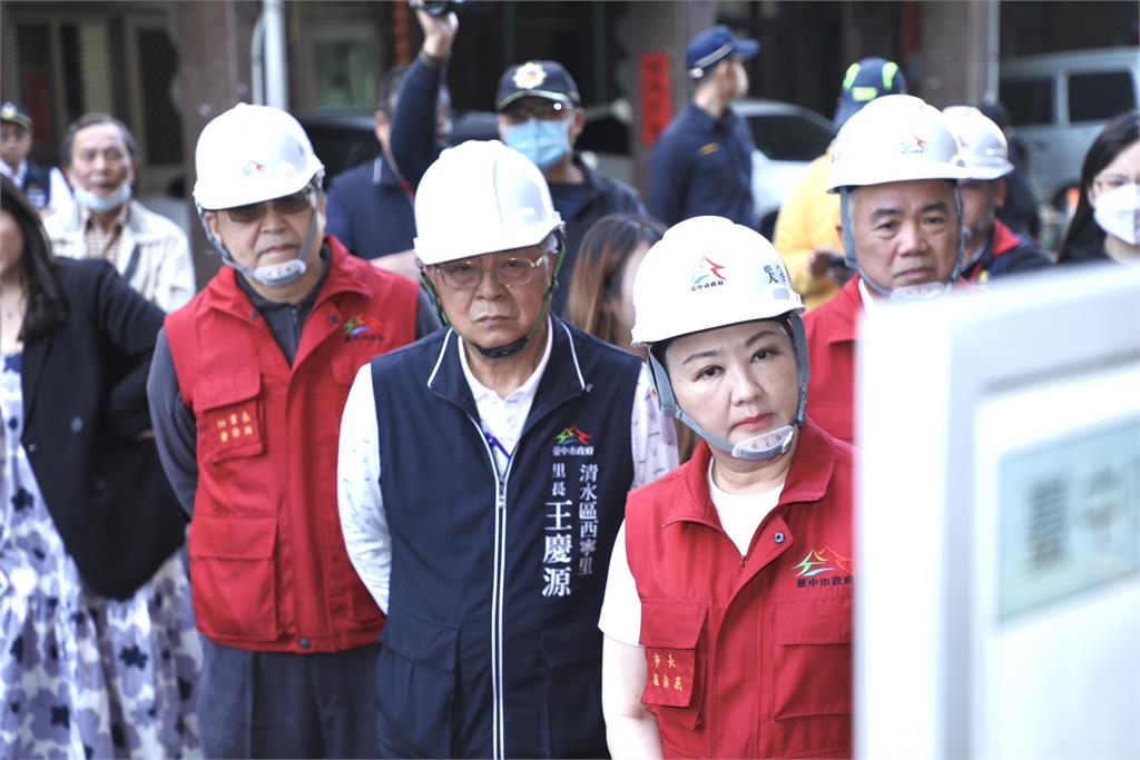 快新聞/台中清水爛尾樓無預警塌陷! 盧秀燕:全力照顧受災戶