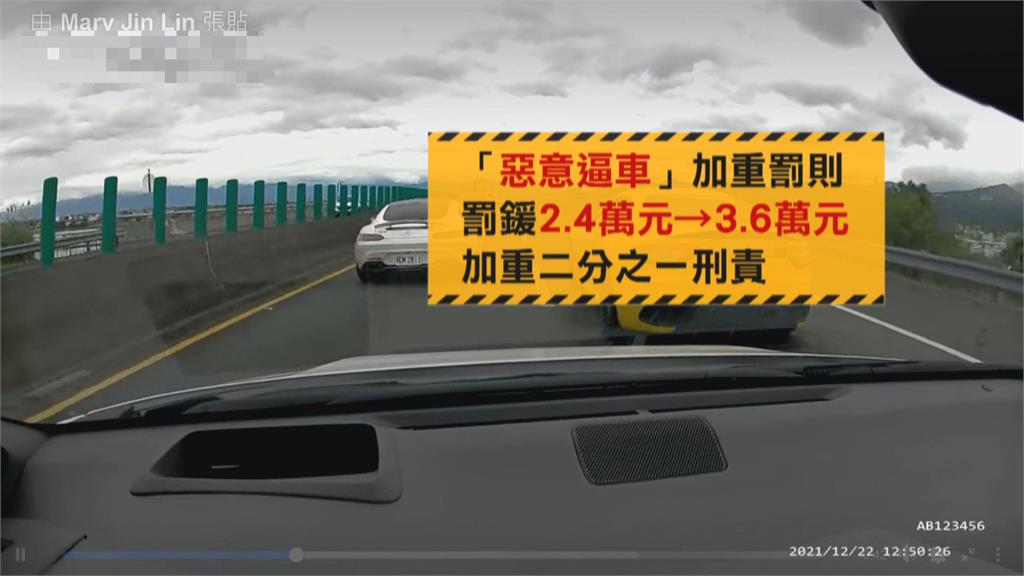 惡意逼車威脅交安！　政院將修法重懲「路怒族」