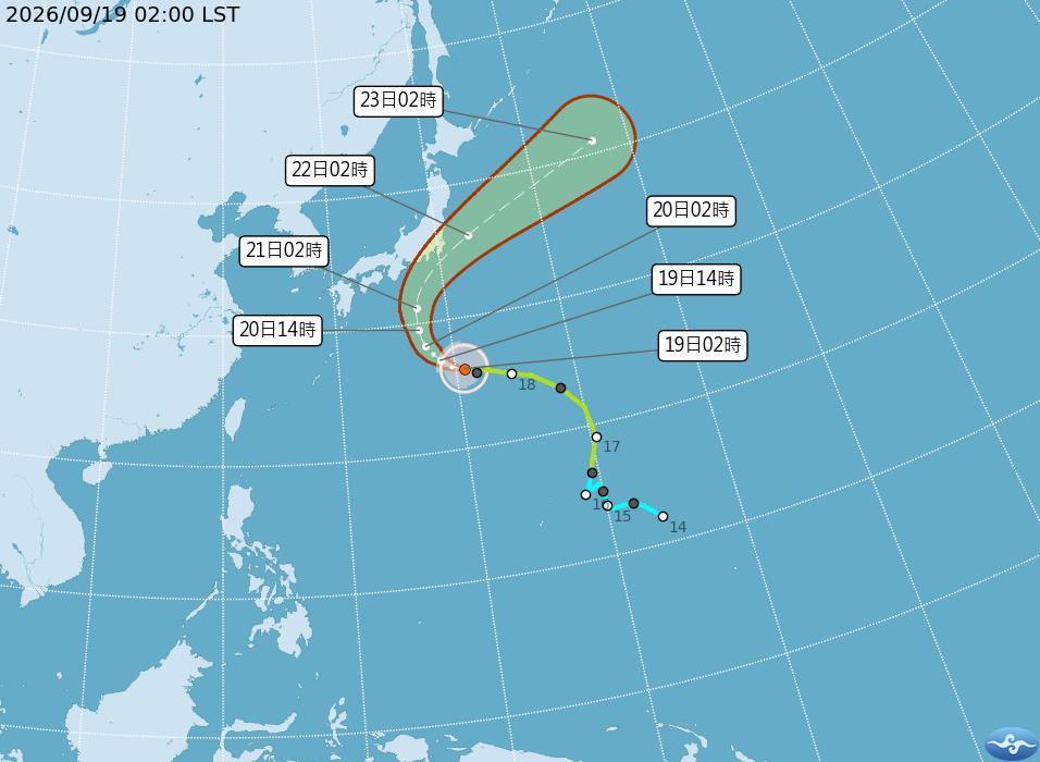 快新聞／「杜鵑」颱風持續增強！最新路徑曝光　專家示警前往「這地區」應戒備