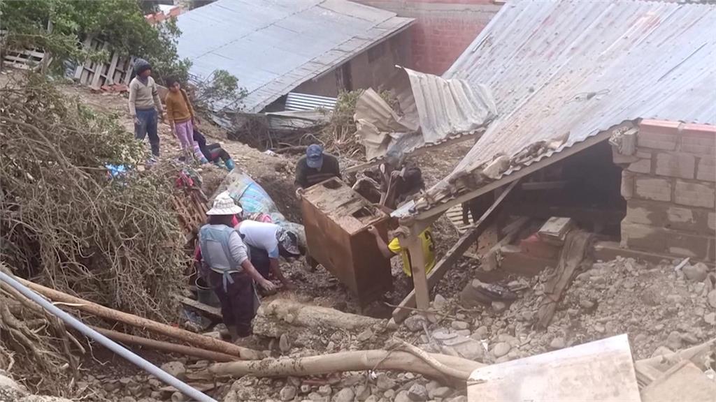 玻利維亞豪雨成災　土石流沖垮民宅釀３死