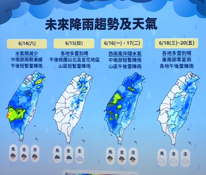 快新聞/豪雨狂炸中南部! 氣象署曝「這日」有機會見陽光