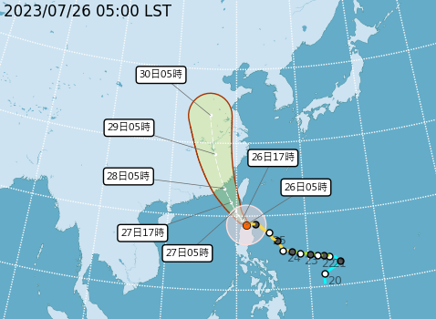 快新聞／中颱「杜蘇芮」原地打轉速度放慢　估暴風圈今下午觸陸