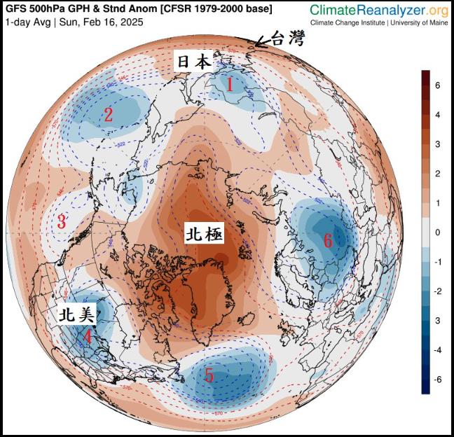 極區冷空氣外流「負北極振盪」到底了!鄭明典曬2圖示警…對台影響曝