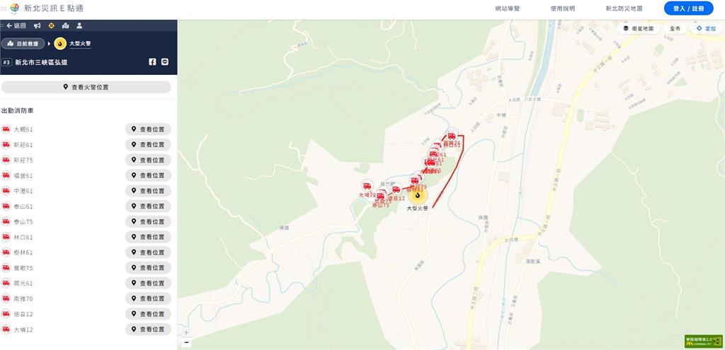 快新聞／三峽弘道路紙箱工廠驚傳火警　消防隊派遣36車赴現場灌救