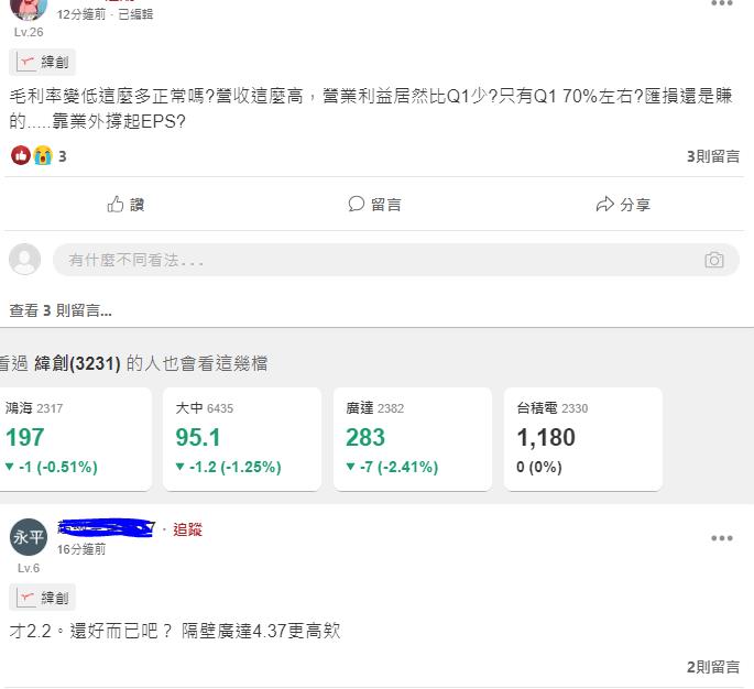 這家老AI代工大廠毛利不高   第二季還賺EPS2.2元  