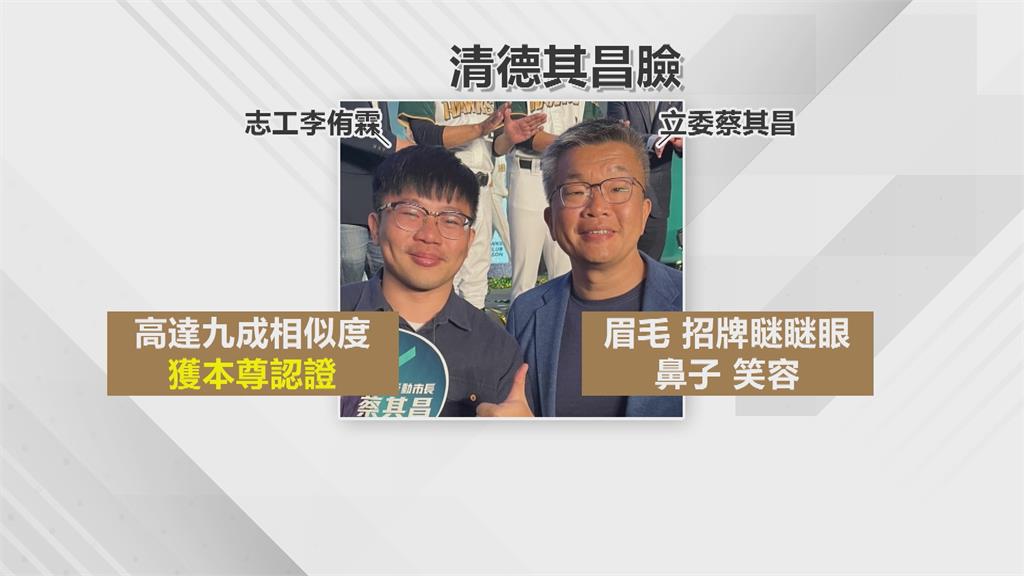 賴清德.蔡其昌分身! "政治明星臉"助陣發台灣尚勇春聯