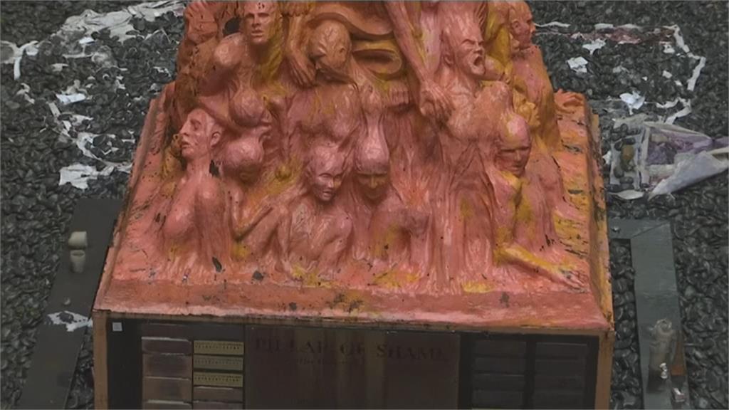 香港大學知名雕塑「國殤之柱」　 悼念六四死難者標誌