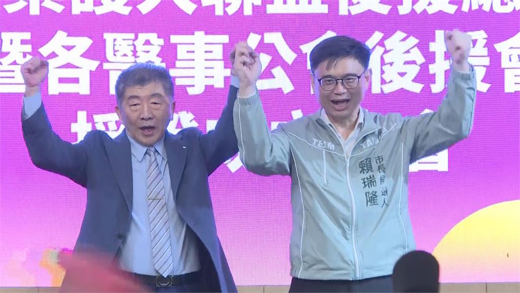 陳時中南下力挺　賴瑞隆譴責蔣萬安　　當眾下戰帖"辯論"