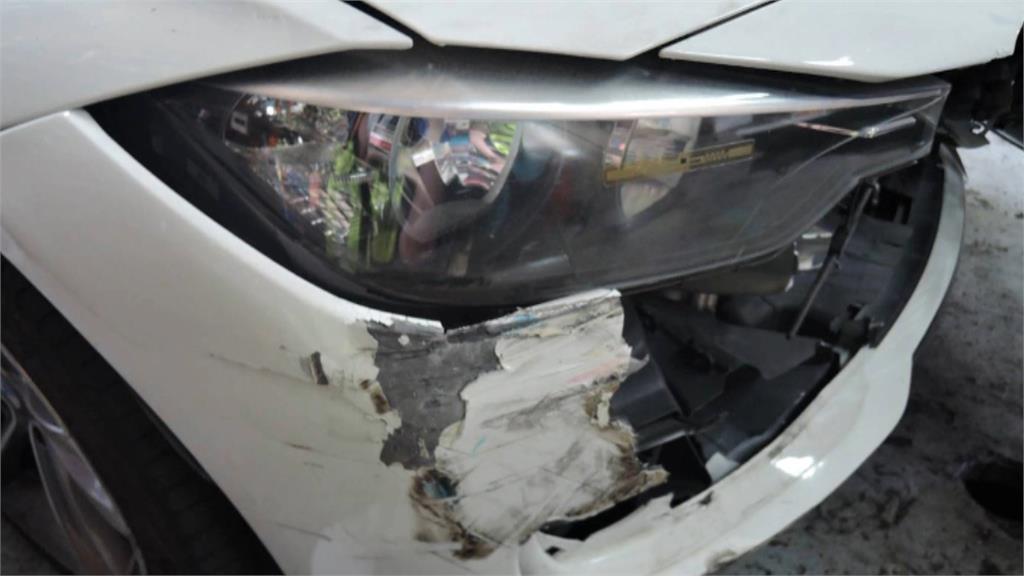 台中轎車衝撞公車！　駕駛肇逃後折返供稱：緊張所致