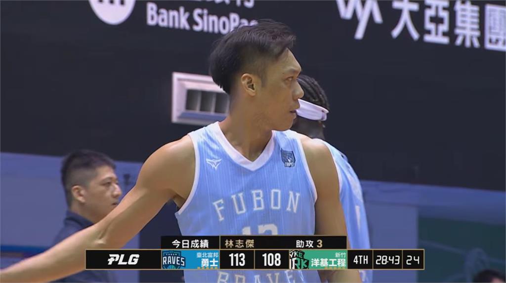 PLG(影)/43歲「野獸」林志傑得最高19分!率勇士117:108擊敗洋基工程