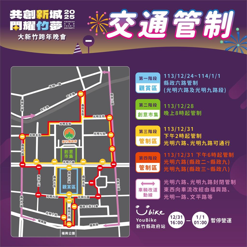 大新竹跨年13組超強卡司登場 楊文科:歡迎全國民眾攜手迎新年