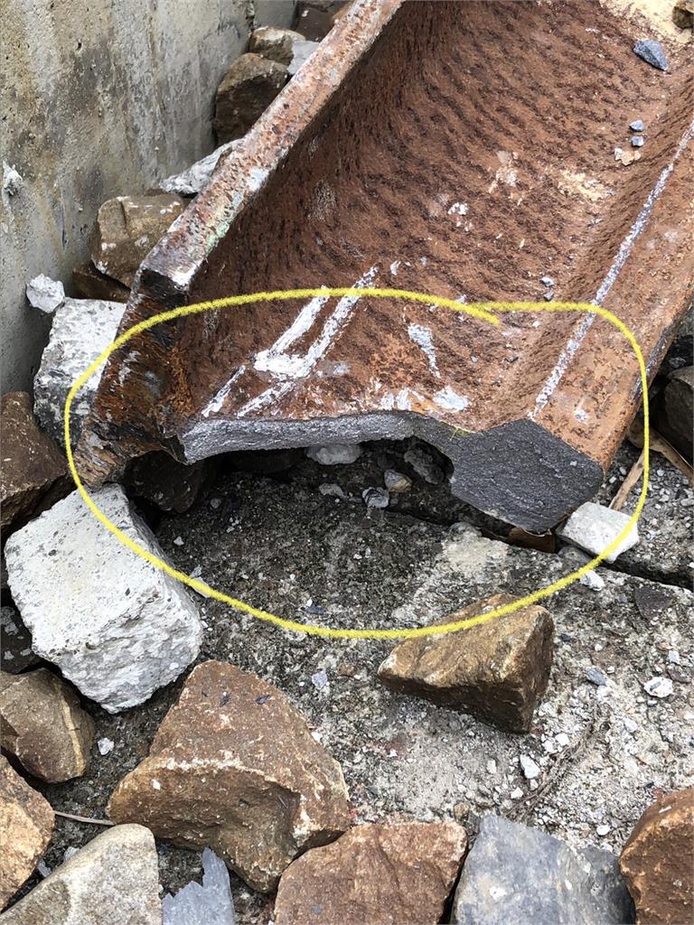 快新聞／邊坡改善工程鋼軌樁掉落重砸台鐵太魯閣號　監造商驚見是「聯合大地」