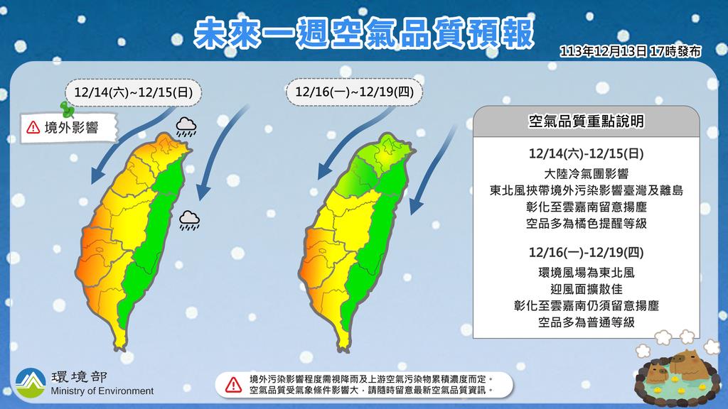 冷氣團挾「中國毒空氣」襲台!空汙超標吸了恐猝死...影響範圍曝光