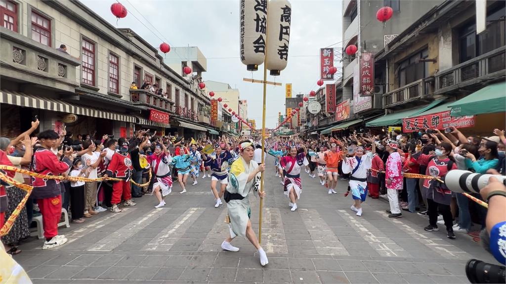雲林北港藝閣遊行最終日 東京高圓寺阿波舞團壓軸登場