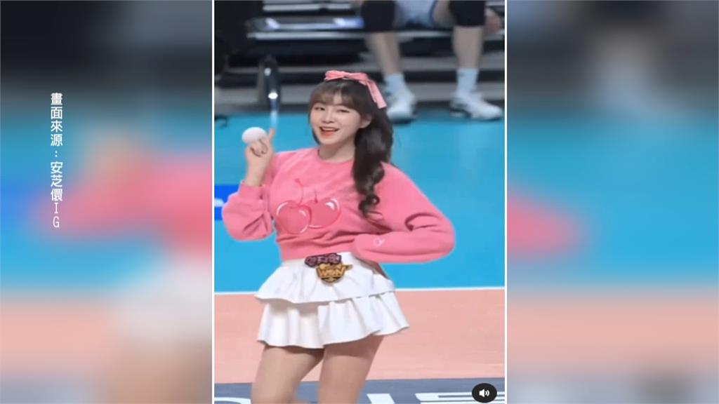 韓職「國民女神」安芝儇將來台 成台鋼雄鷹啦啦隊專屬培訓