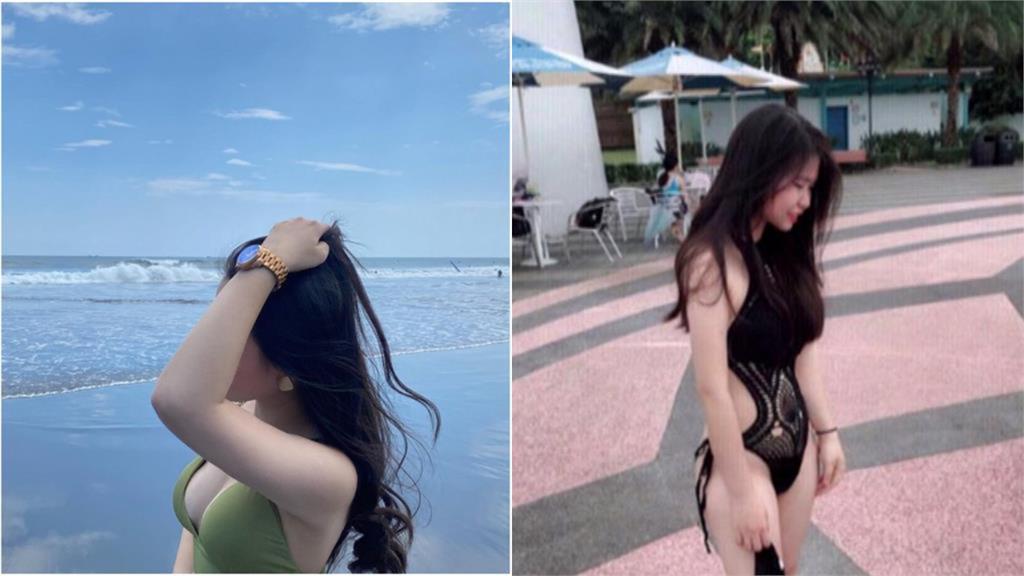 長髮正妹小琉球看夕陽「是張君雅小妹妹」!變身護理師「26歲絕美近照曝」
