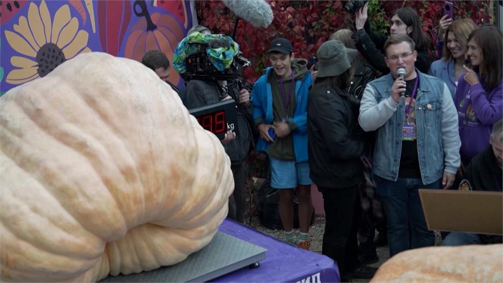 角逐「重量級」榮耀!巨型蔬菜比賽 南瓜重969公斤、四季豆長達8公尺