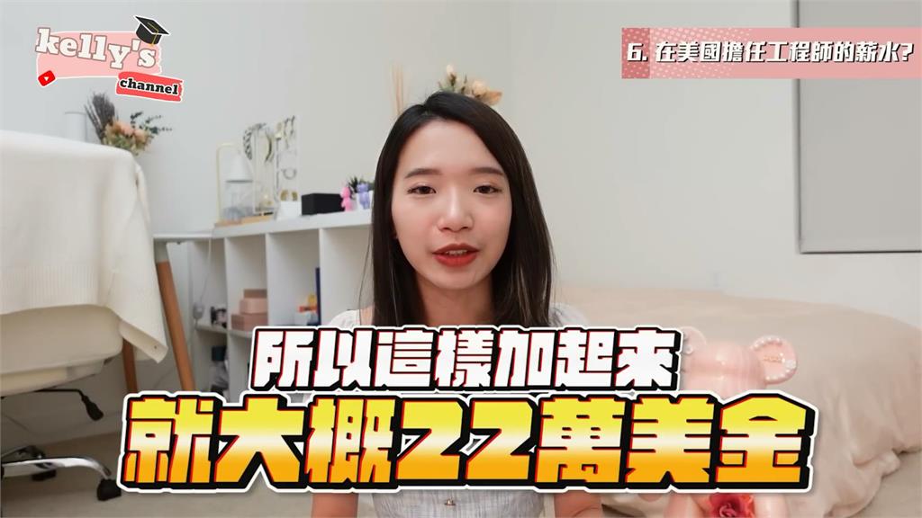 年領6百萬!她赴美任軟體工程師 網驚:這薪水台灣醫師都很難達成