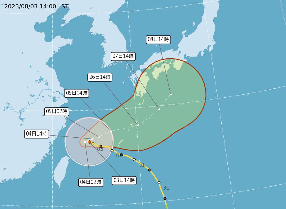 快新聞／卡努暴風圈估晚間觸陸明繼續放颱風假？ 氣象局回應了