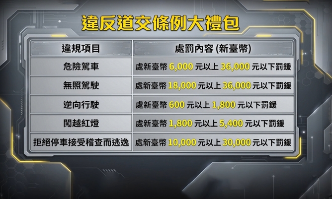台中騎士沒駕照心虛逆向逃跑 闖紅燈擦撞遭壓制收違規大禮包