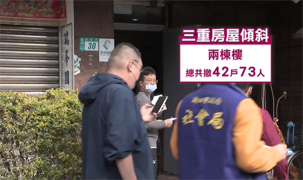 三重工地施工不慎釀大樓傾斜 居民怨:早就反映過