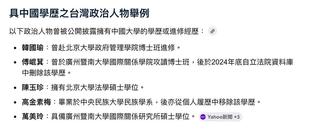 賈永婕「女兒留美」遭疑看不起台灣!他列藍營一堆大咖「中國學歷」狠打臉