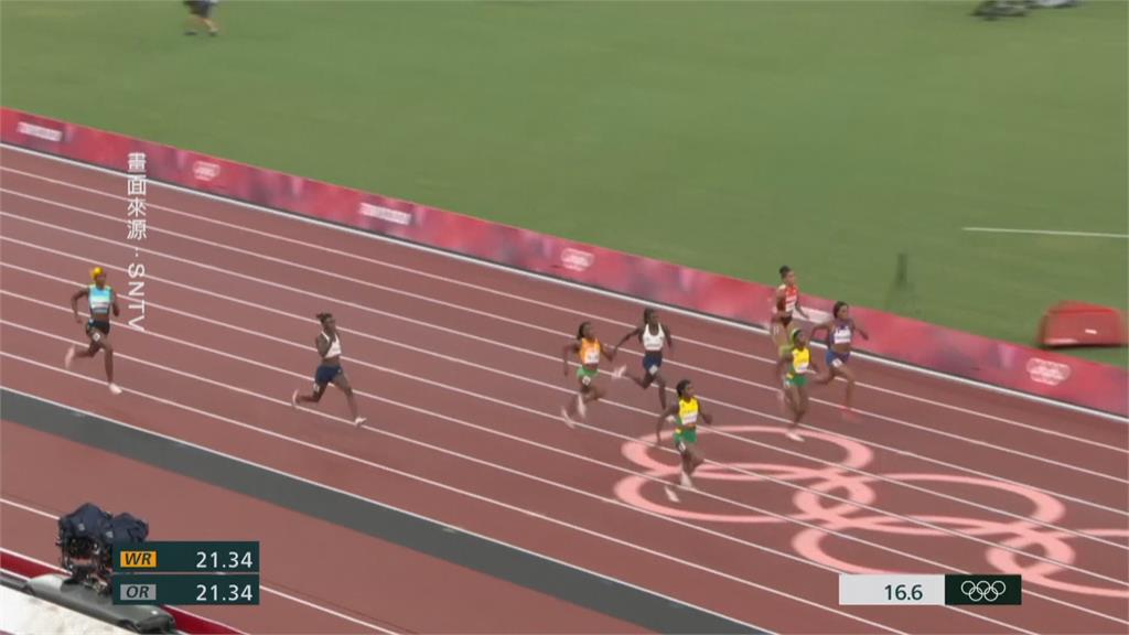 牙買加女閃電創紀錄　湯普森田徑100與200米衛冕雙金