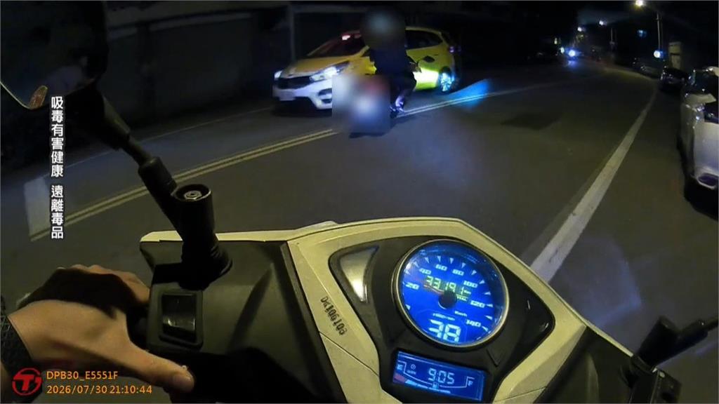 花蓮男子偷贓車違規左轉 又是毒駕！拒檢狂飆「慘自摔」