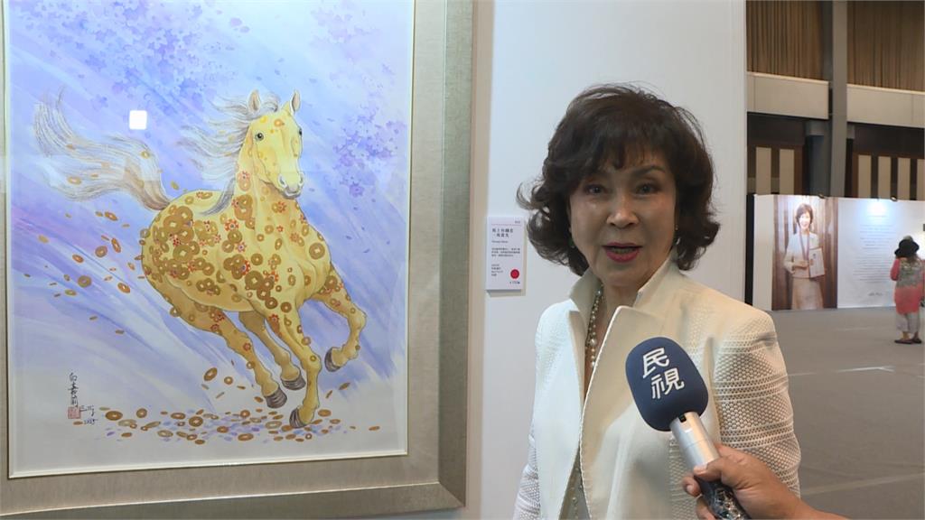 最美主持人「白嘉莉」在高雄　舉辦為期一週個人畫展
