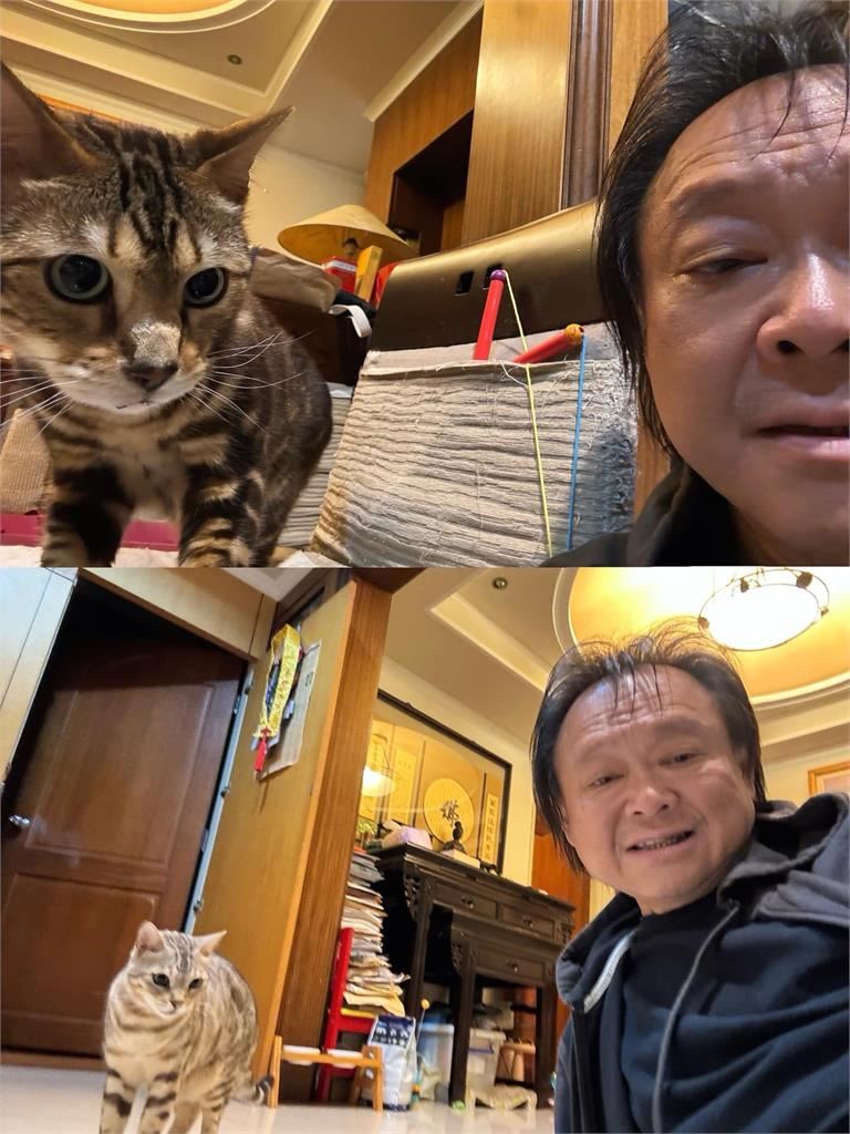 王世堅研究室辦公！下秒突闖「不速之客」畫面曝　他急抱緊安撫：嚴肅看待
