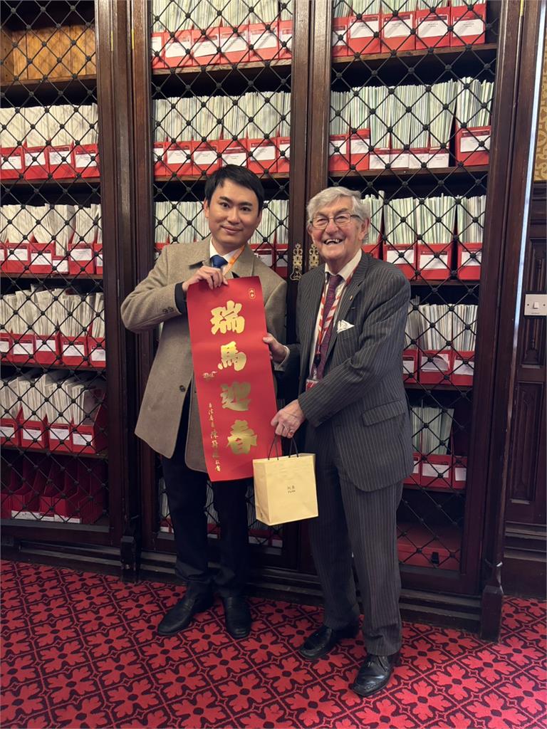 快新聞／台灣不只半導體！陳冠廷受邀前進英國國會　盼台英合作深化多元交流