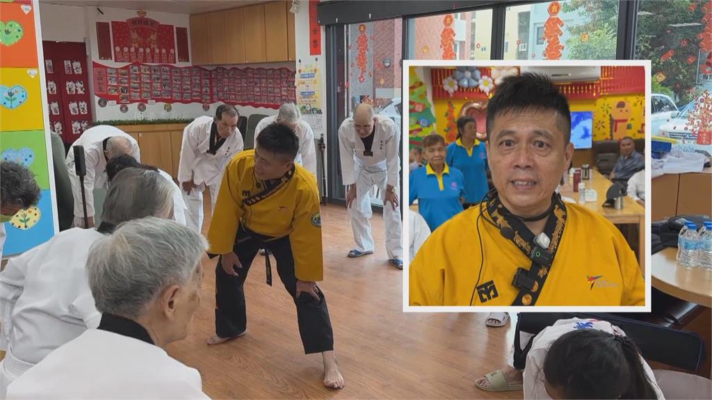 太猛了! 彰化23名長輩「練跆拳道」 95歲公嬤也下場