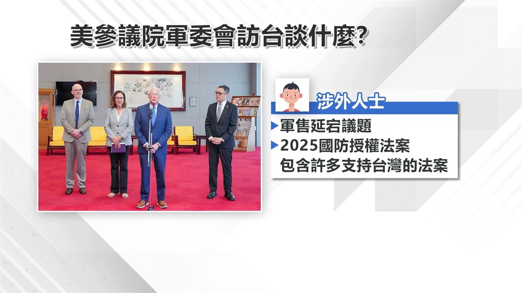 美參議院軍委會離台　維克強調台灣是獨立.自由國家