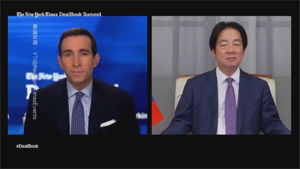 接受紐時視訊專訪 賴總統:關稅談判強化美台關係