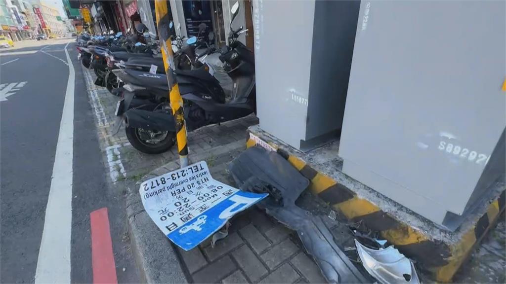 疑疲勞駕駛！７３歲男撞倒騎士　一路滑行再撞多輛機車