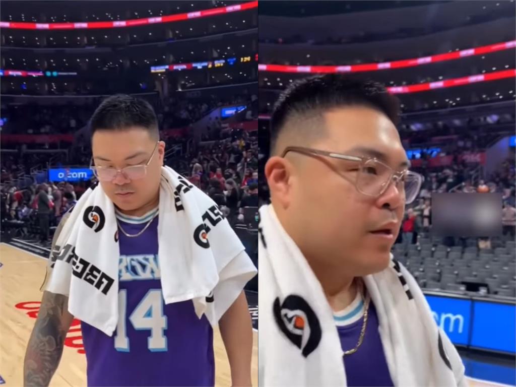 湖人男球迷見輸球崩潰「受訪哭倒女記者懷中」羨慕全場!本尊真實身分曝光