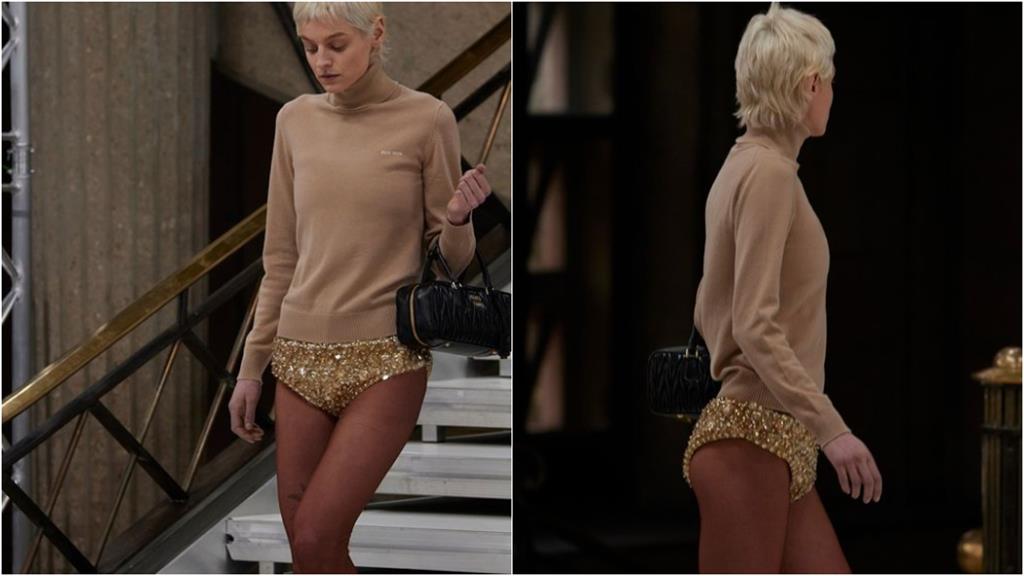 英女星時裝週大秀「水晶小褲褲」　設計「太時尚」網狠批：像成人尿布