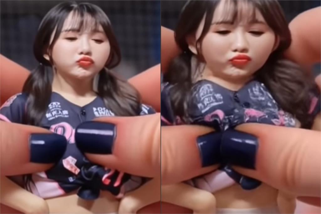 啦啦隊女神「小珍奶」遭鹹豬手襲擊上圍 球迷怒喊:把手剁掉!