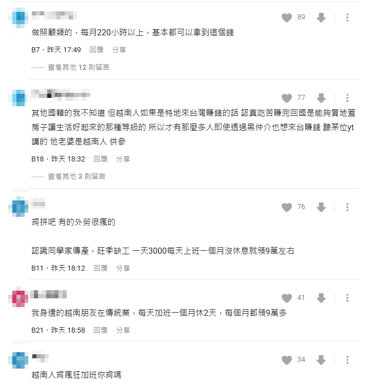 越南女移工「在台薪水6位數」親曬薪資條!網驚曝背後真相:根本工作狂