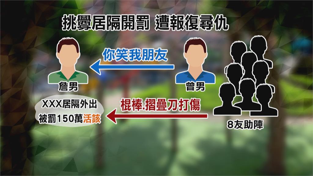 取笑居隔男外出被罰150萬！　引爆公園大亂鬥