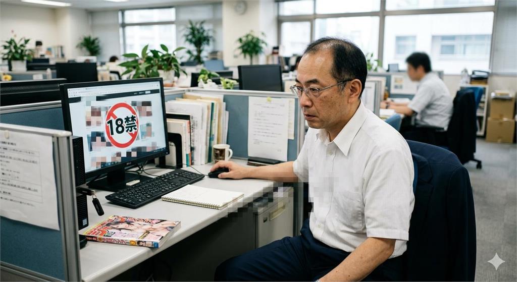 55歲公務員「上班看成人片」還存下來放USB！同事火大檢舉悽慘結局曝光