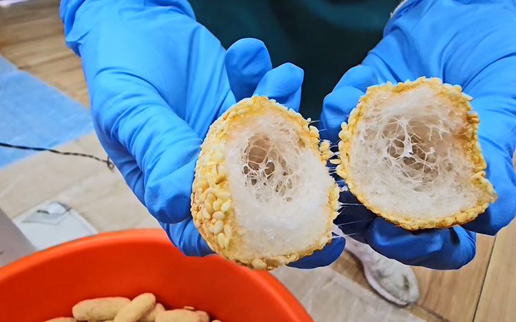 過年必備甜點麻荖　桃園老店從小攤做到開工廠